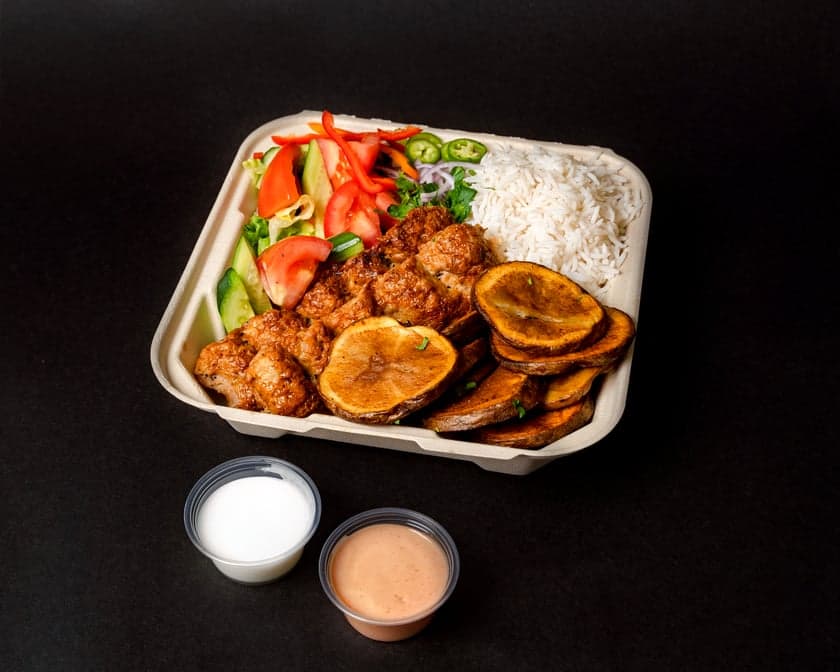 Beef Luleh Kebab Plate