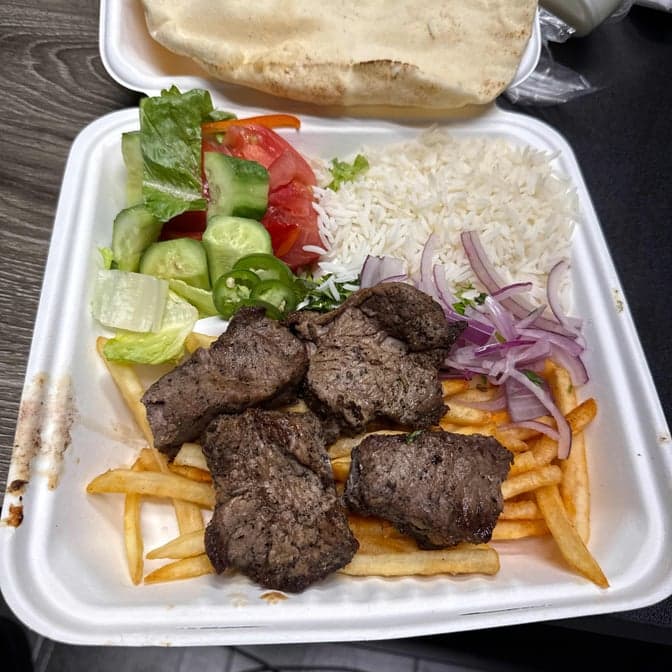 Pork Kebab Plate