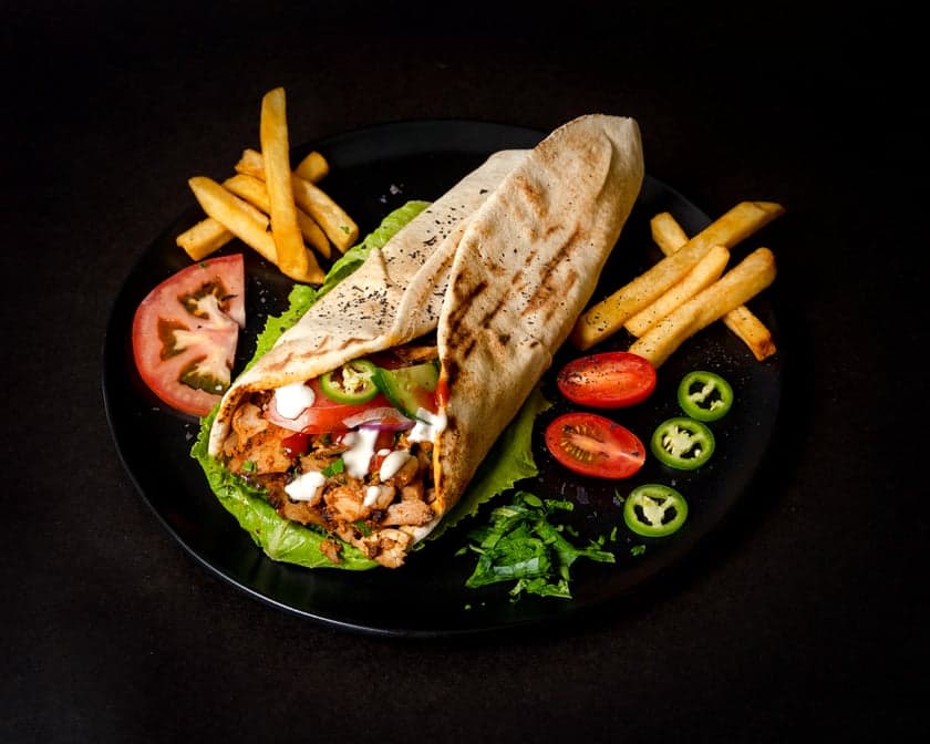 Shawarma Pita Wrap